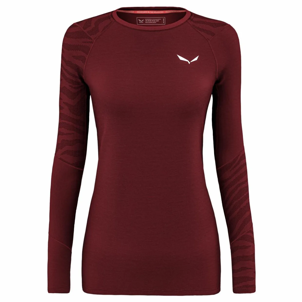 Cristallo Warm Alpine Merino Responsive Langarm Baselayer Damen