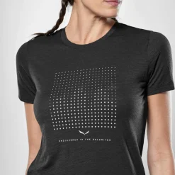 Eagle Dotted Mountain Trainer Merino T-Shirt Damen