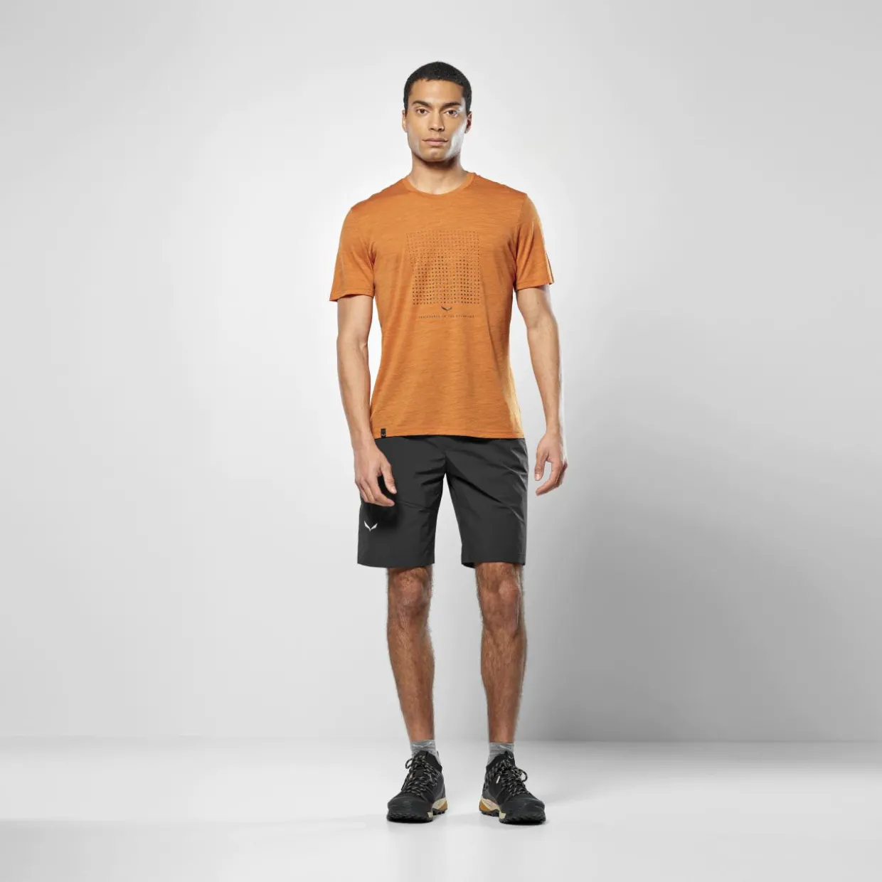 Eagle Dotted Mountain Trainer Merino T-Shirt Herren