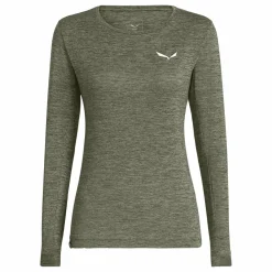 Puez Melange Dry’Ton Langarm T-Shirt Damen