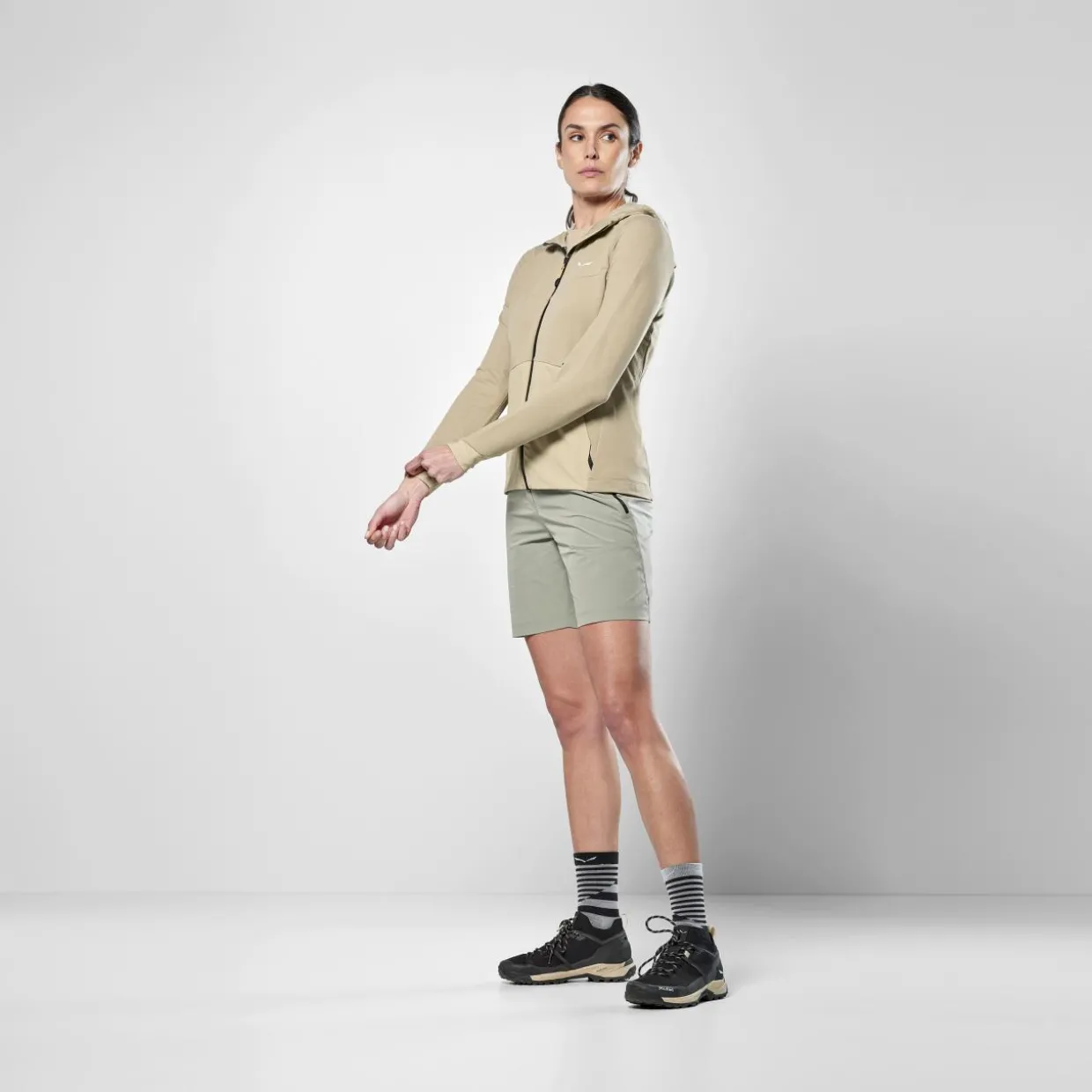Puez Merino Durastretch Kapuzenjacke Damen