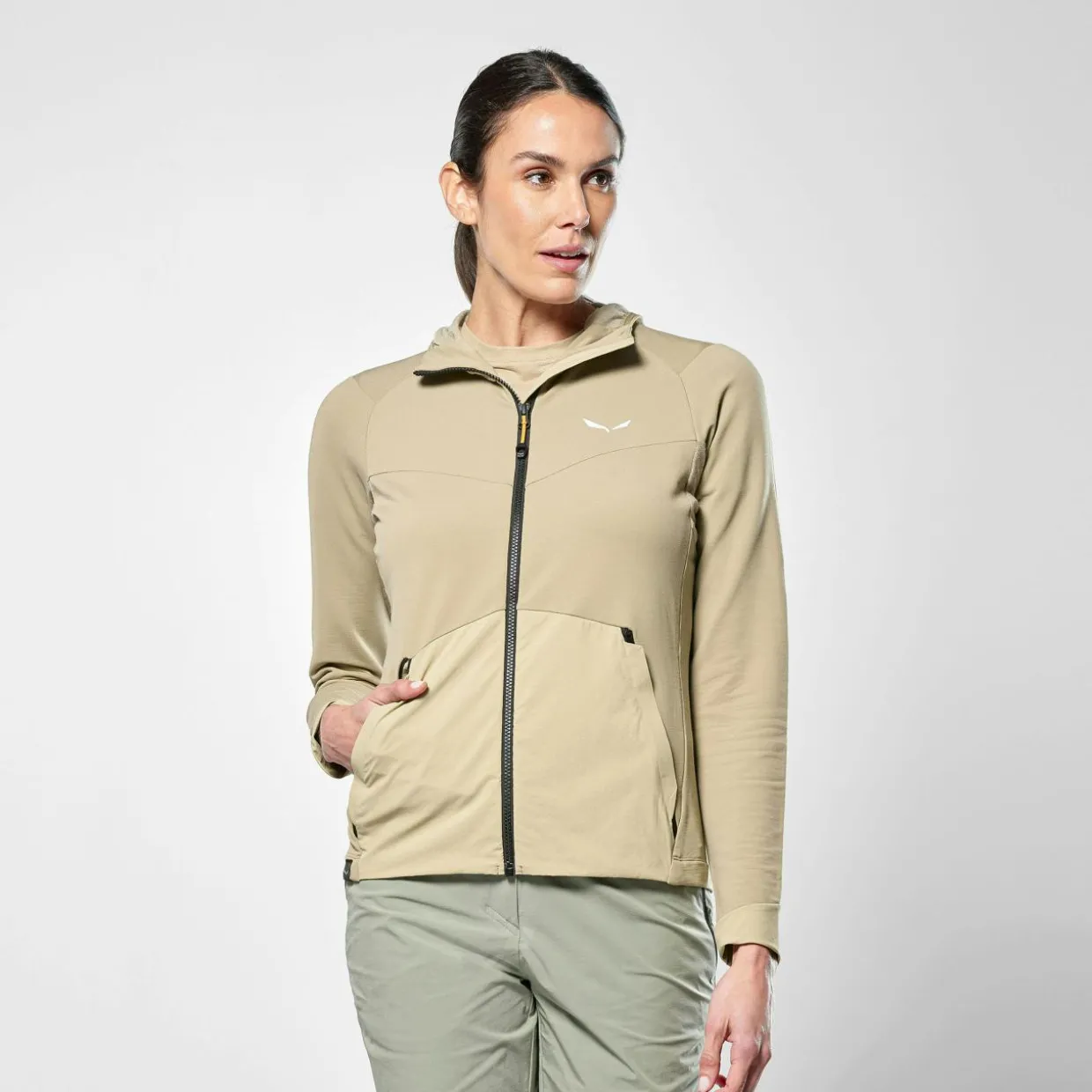 Puez Merino Durastretch Kapuzenjacke Damen