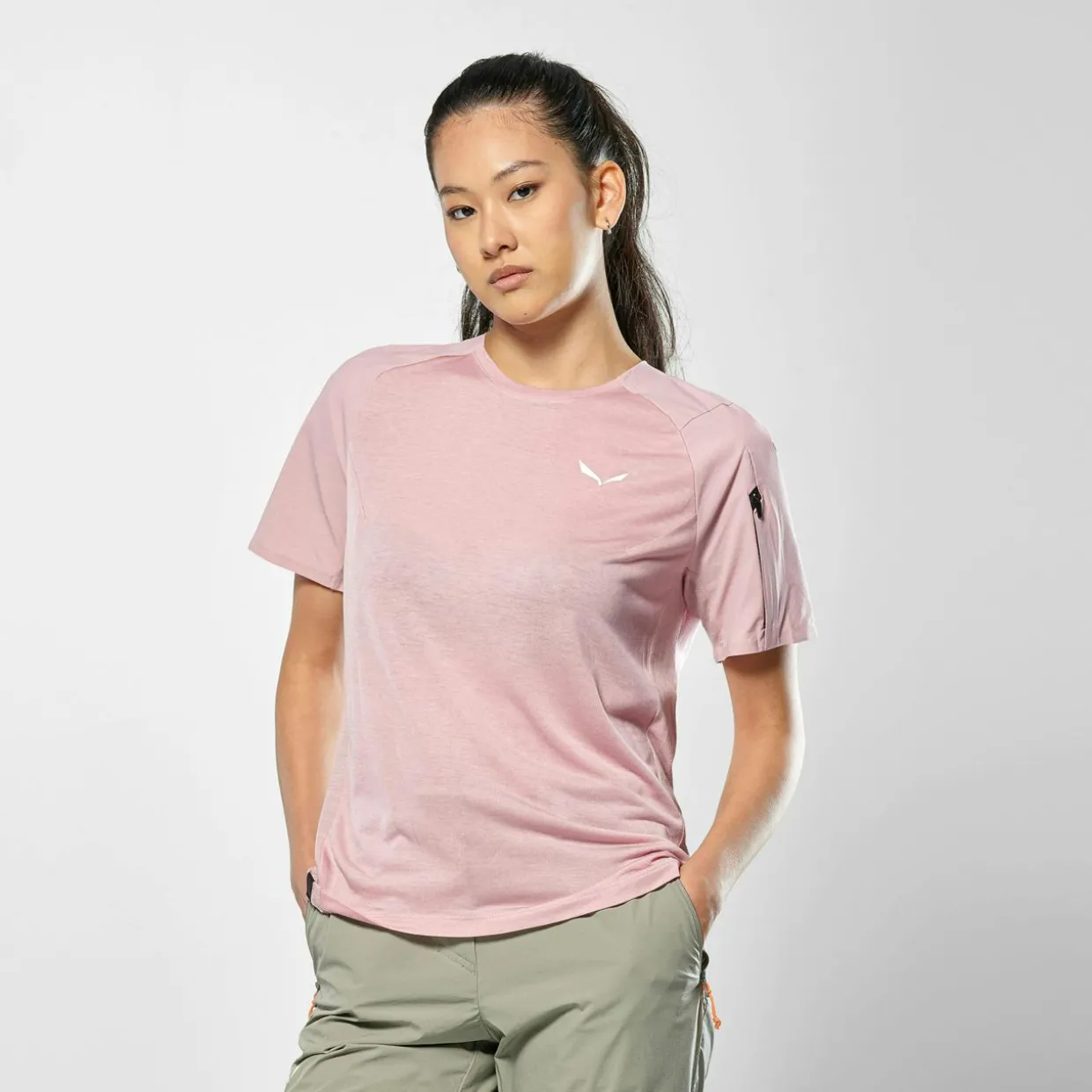 Puez Merino Hybrid T-Shirt Damen