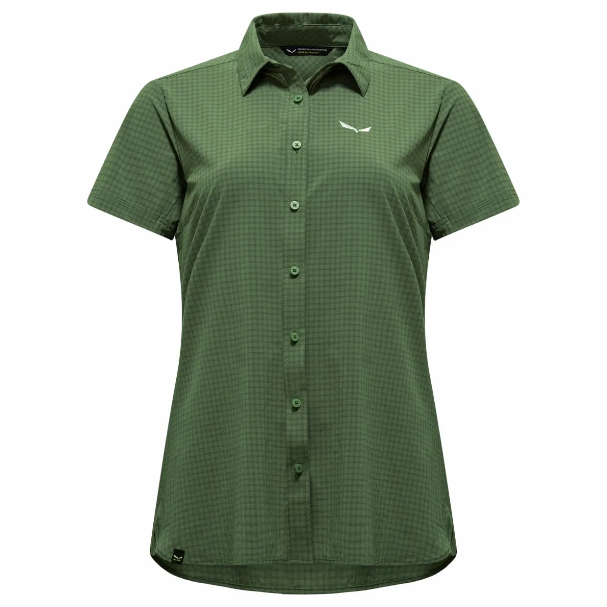Puez Minicheck Dry'ton Kurzarm Damen T-Shirt