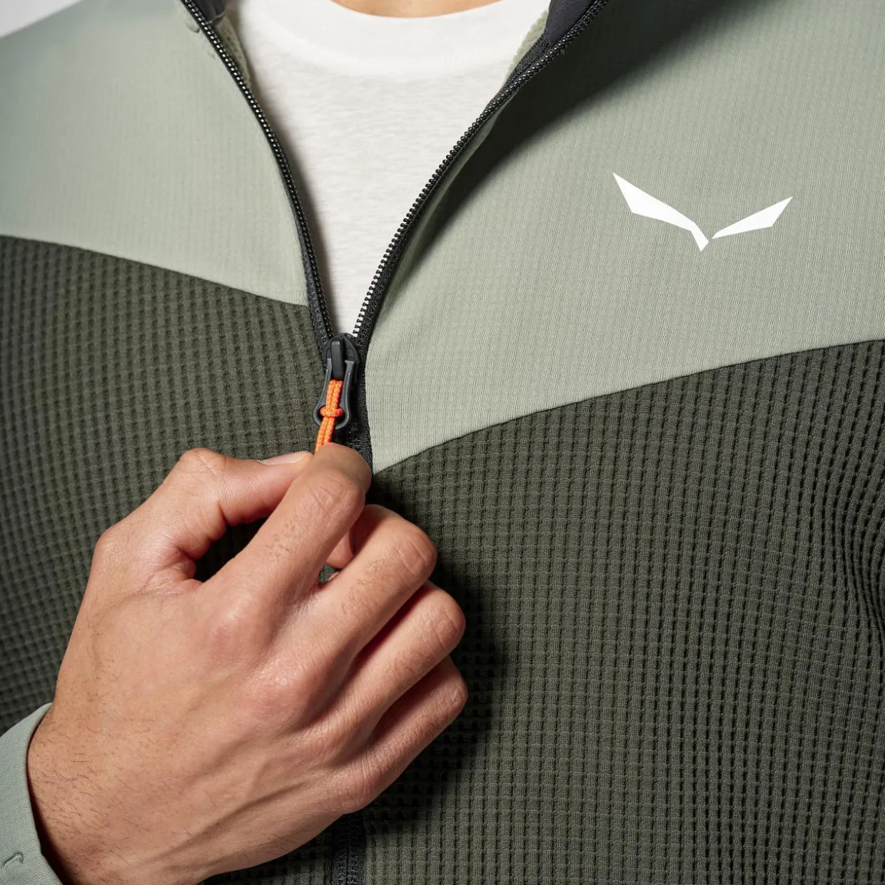 Puez Waffle Hybrid Polarlite Jacke Herren