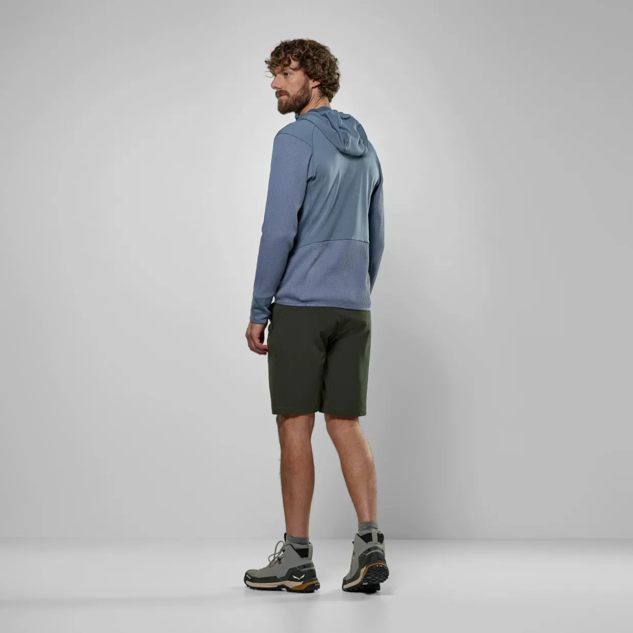 Puez Waffle Hybrid Polarlite Kapuzenjacke Herren