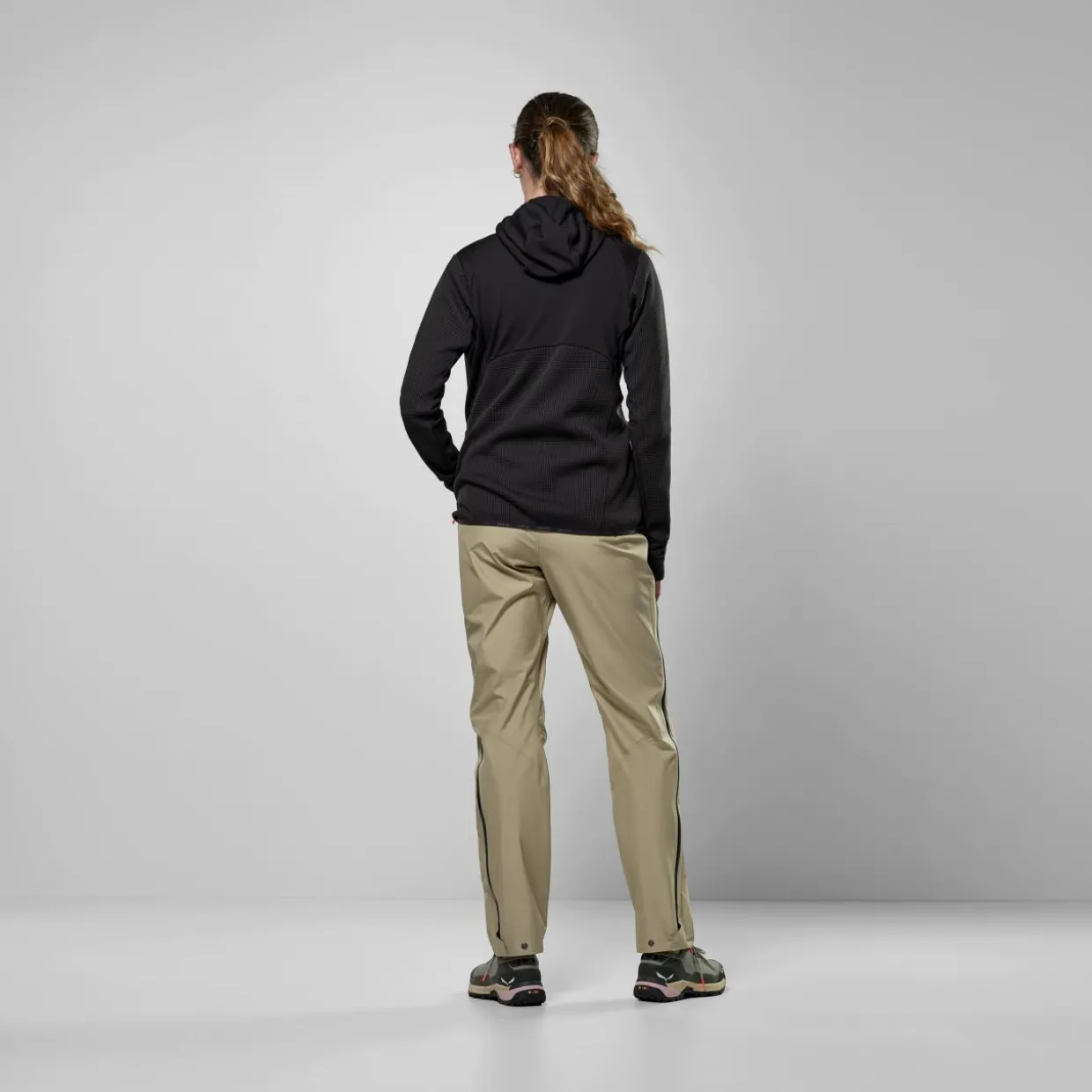 Puez Waffle Hybrid Polarlite Kapuzenjacke Damen