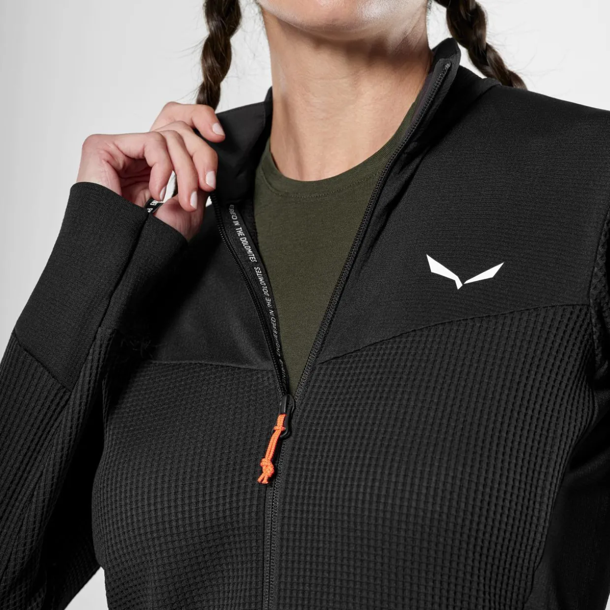 Puez Waffle Hybrid Polarlite Jacke Damen