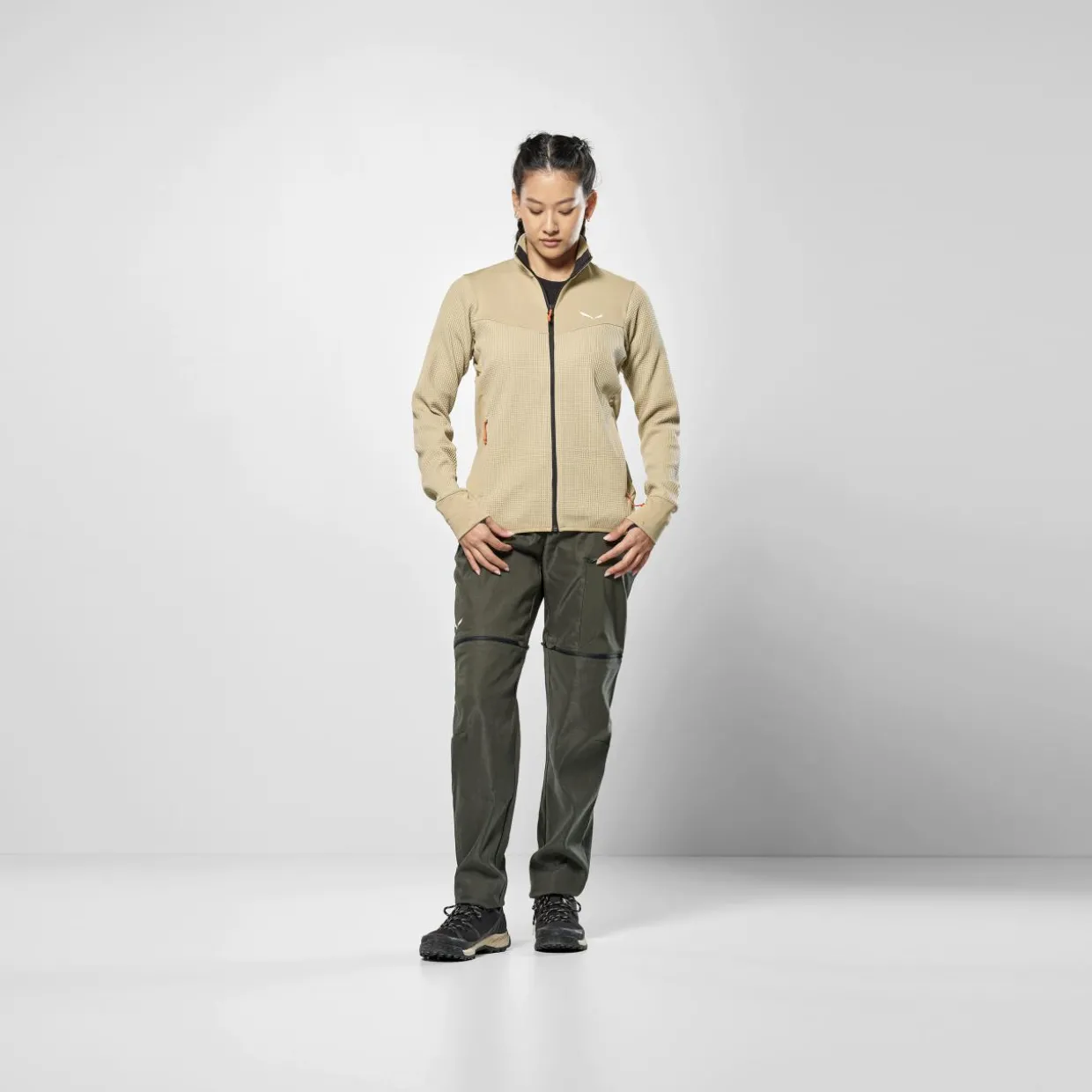 Puez Waffle Hybrid Polarlite Jacke Damen