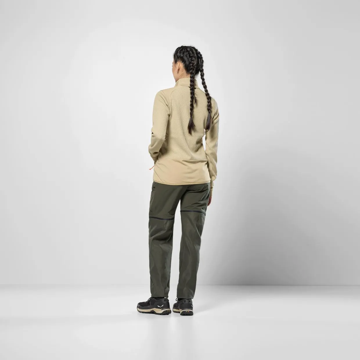 Puez Waffle Hybrid Polarlite Jacke Damen