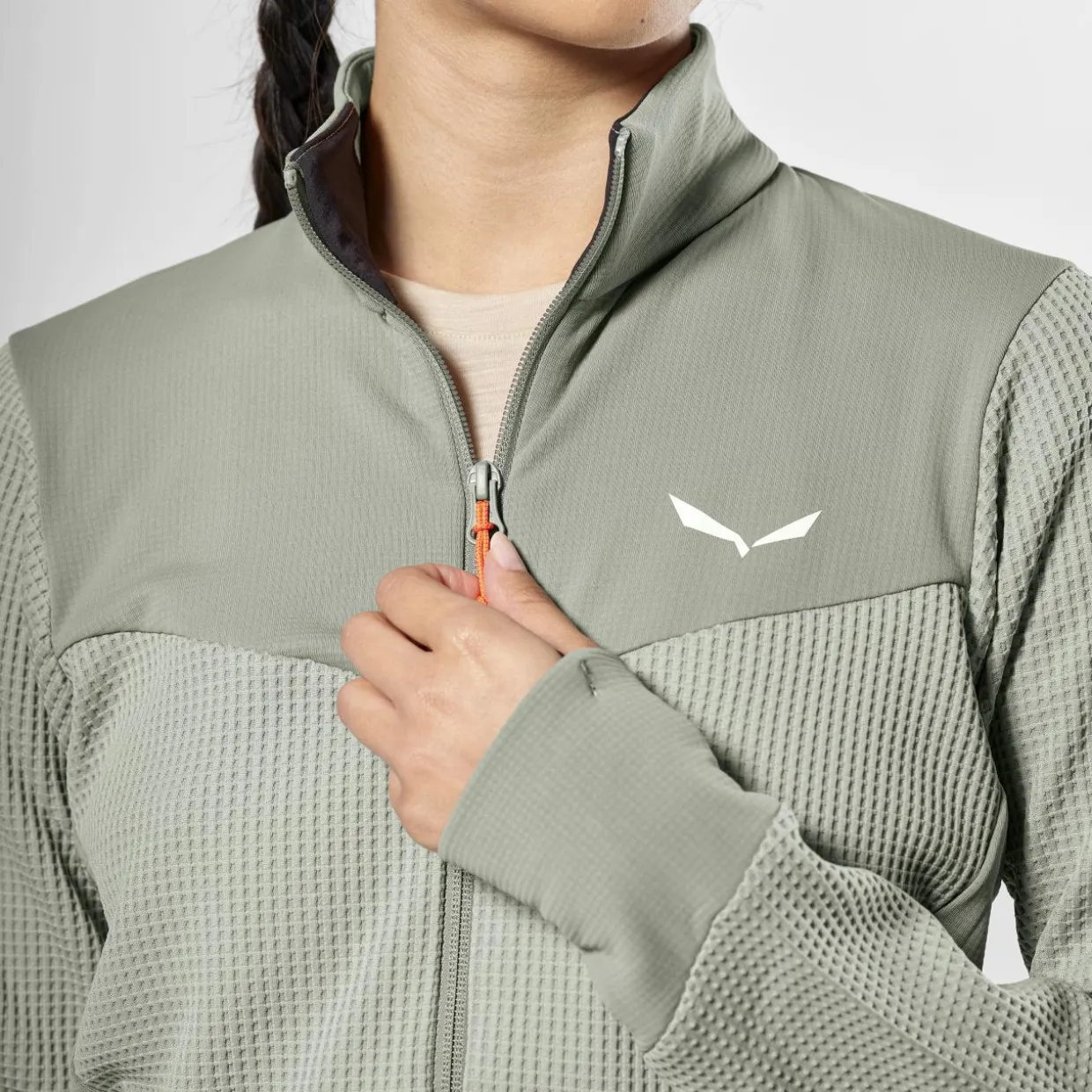 Puez Waffle Hybrid Polarlite Jacke Damen