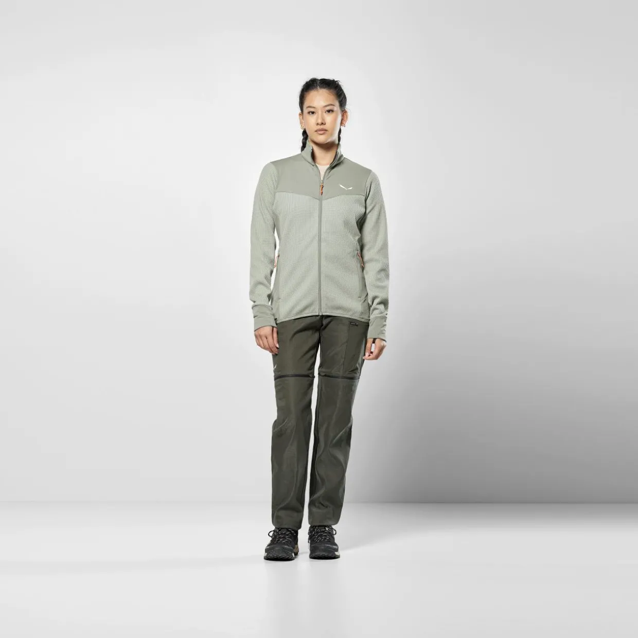 Puez Waffle Hybrid Polarlite Jacke Damen