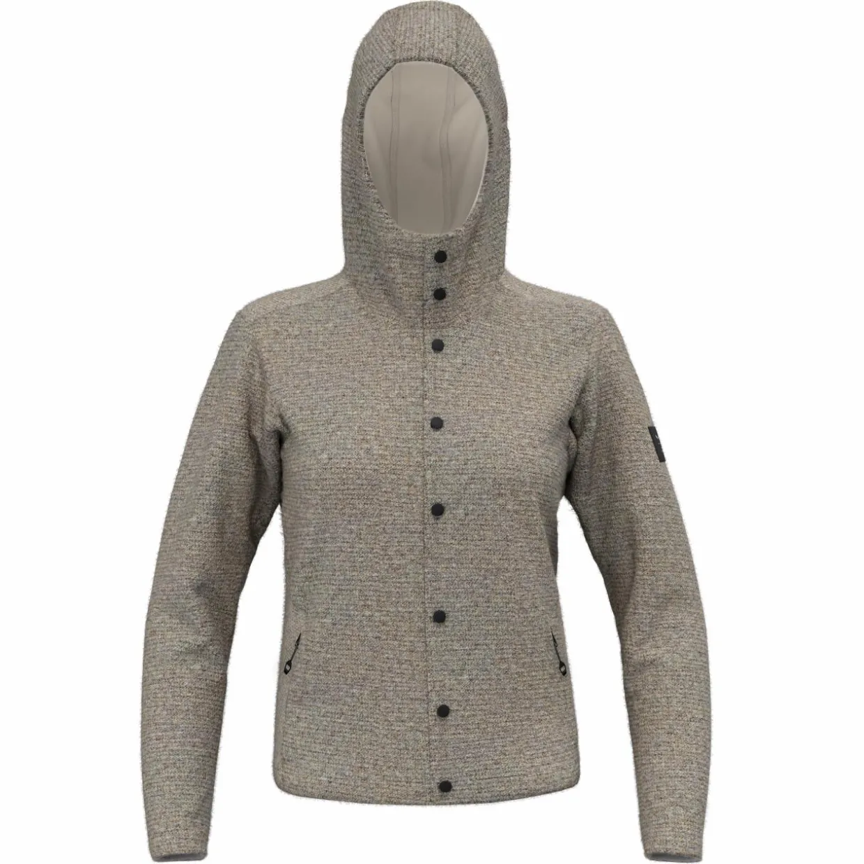 Sarner Undyed Wool Kapuzenjacke Damen