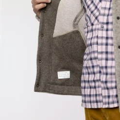 Sarner Undyed Wool Kapuzenjacke Herren