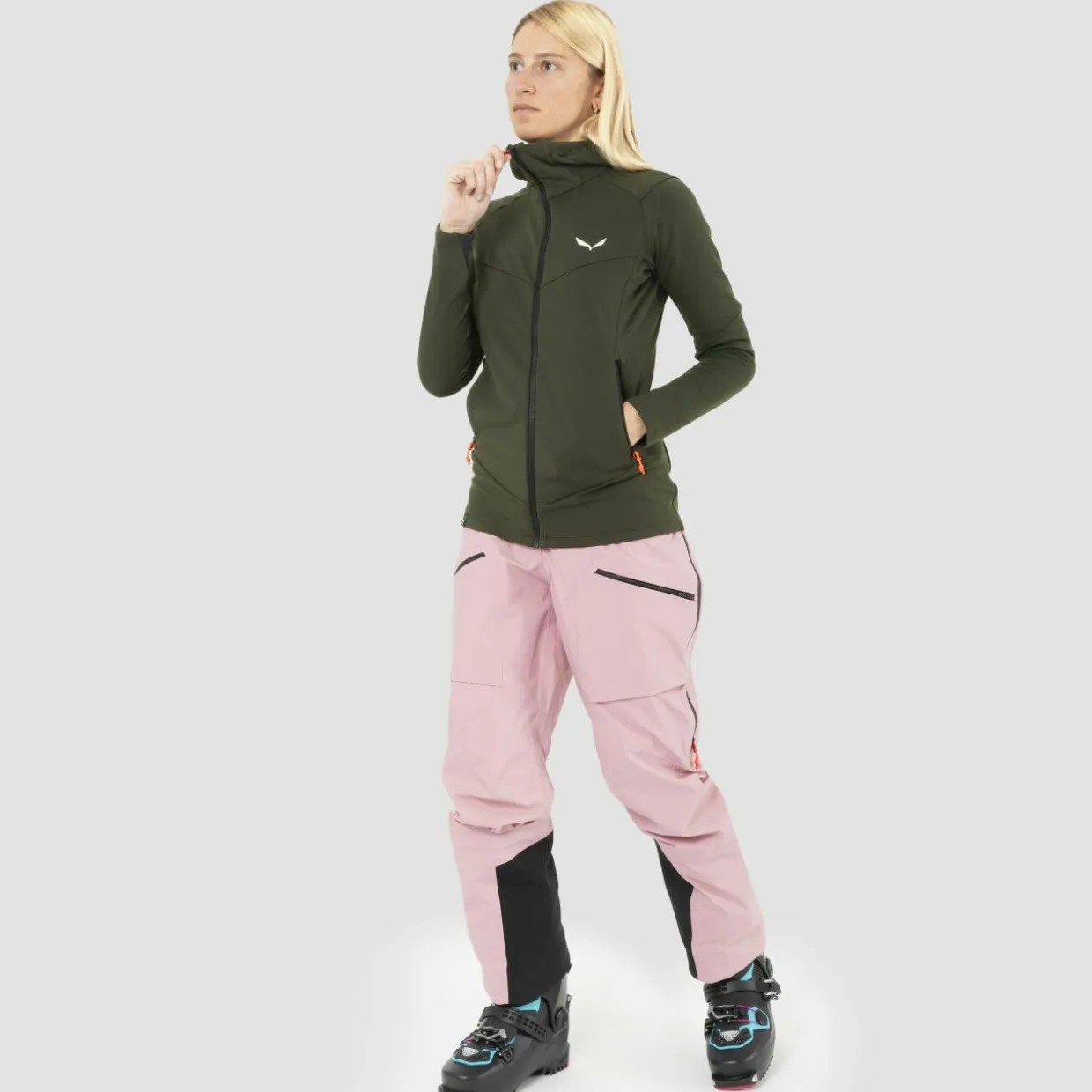 Sella Merino Kapuzenjacke Damen