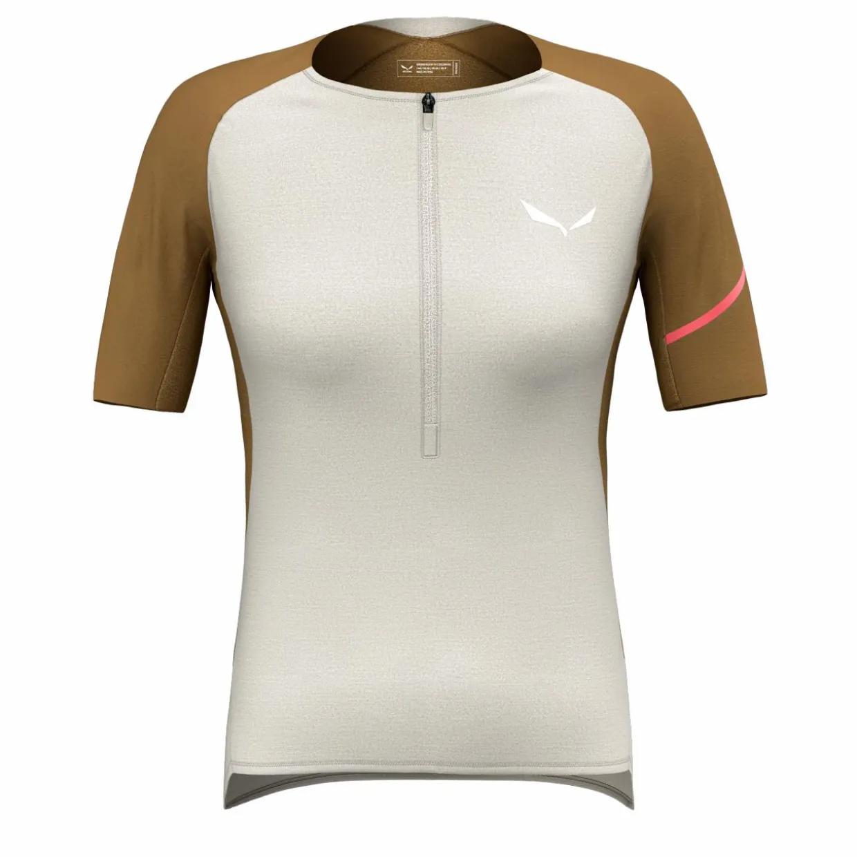Vento Merino Half Zip T-Shirt Damen