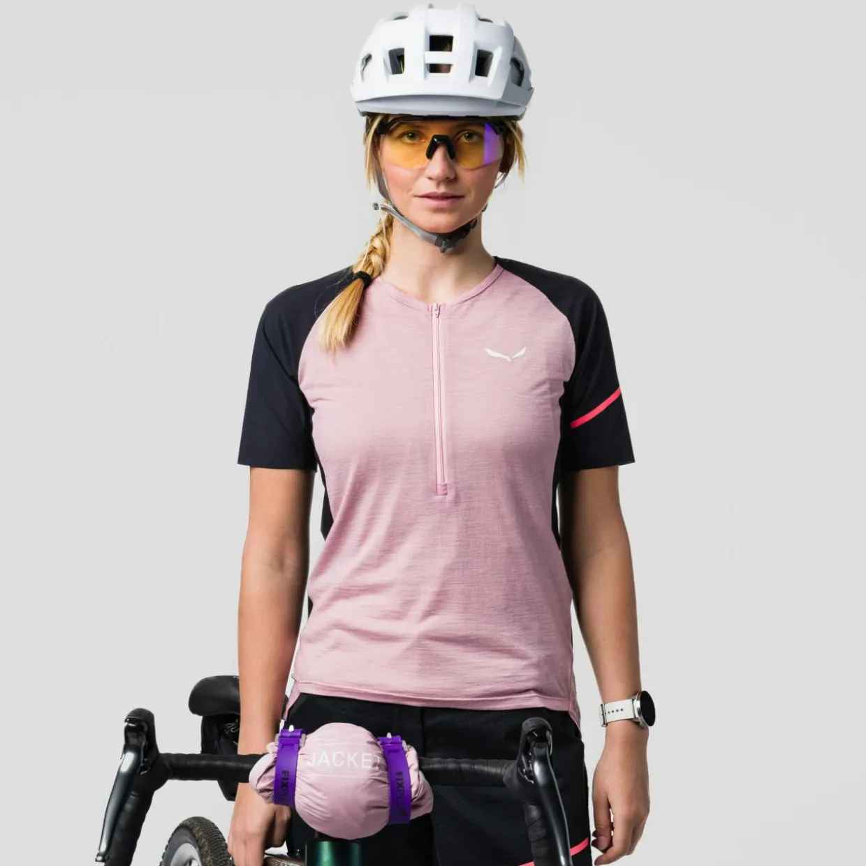 Vento Merino Half Zip T-Shirt Damen