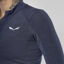 Zebru Responsive Half-Zip T-Shirt Damen