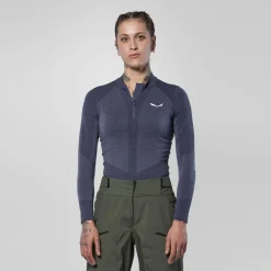 Zebru Responsive Half-Zip T-Shirt Damen